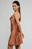 Carmelle – Copper Satin Slip Dress - ZESTCarmelle – Copper Satin Slip DressSBrown