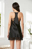 Elegant Satin Slip Dress with Adjustable Straps - Nightwear by PC