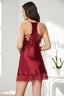 Elegant Satin Slip Dress with Adjustable Straps - Nightwear by PC