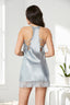 Elegant Satin Slip Dress with Adjustable Straps - Nightwear by PC