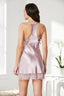 Elegant Satin Slip Dress with Adjustable Straps - Nightwear by PC