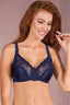 Lace Trimmed Full Coverage Bra - Bra by YNNC